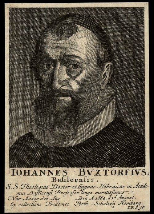 Johannes Buxtorf, UB Portr BS Buxtorf J 1599, 3 Johannes Buxtorf, UB Portr BS Buxtorf J 1599, 3