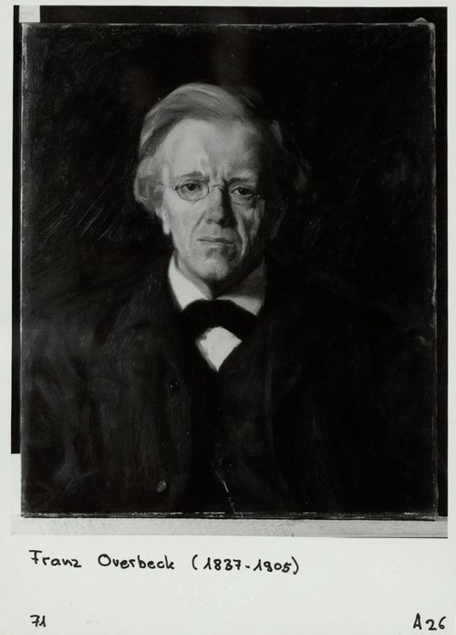 Franz Overbeck, UB Portr BS Overbeck F 1837, 1 Franz Overbeck, UB Portr BS Overbeck F 1837, 1